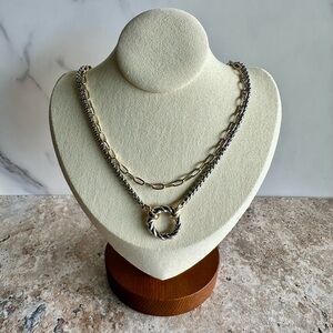 Elegant Silver Chain Necklace